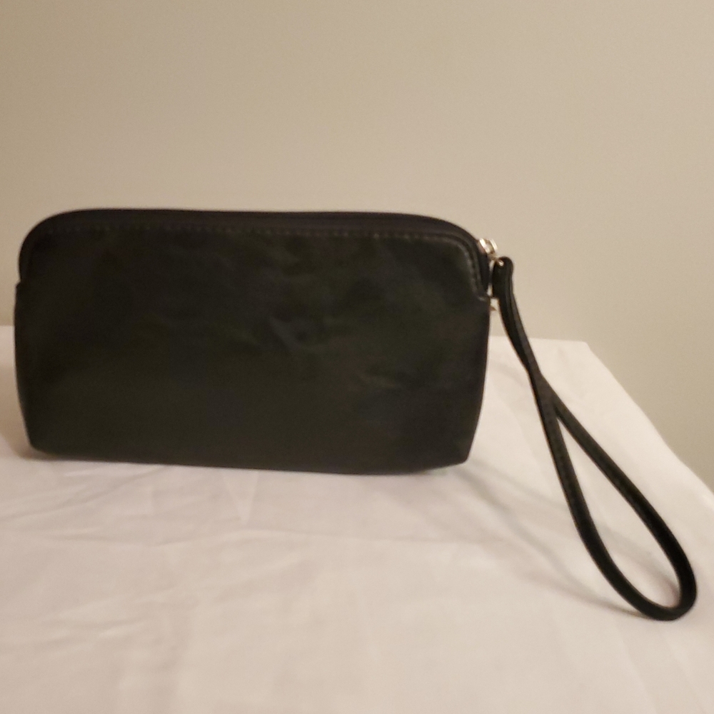 BEFEN Black Leather Women's Wallet, Wristlet.